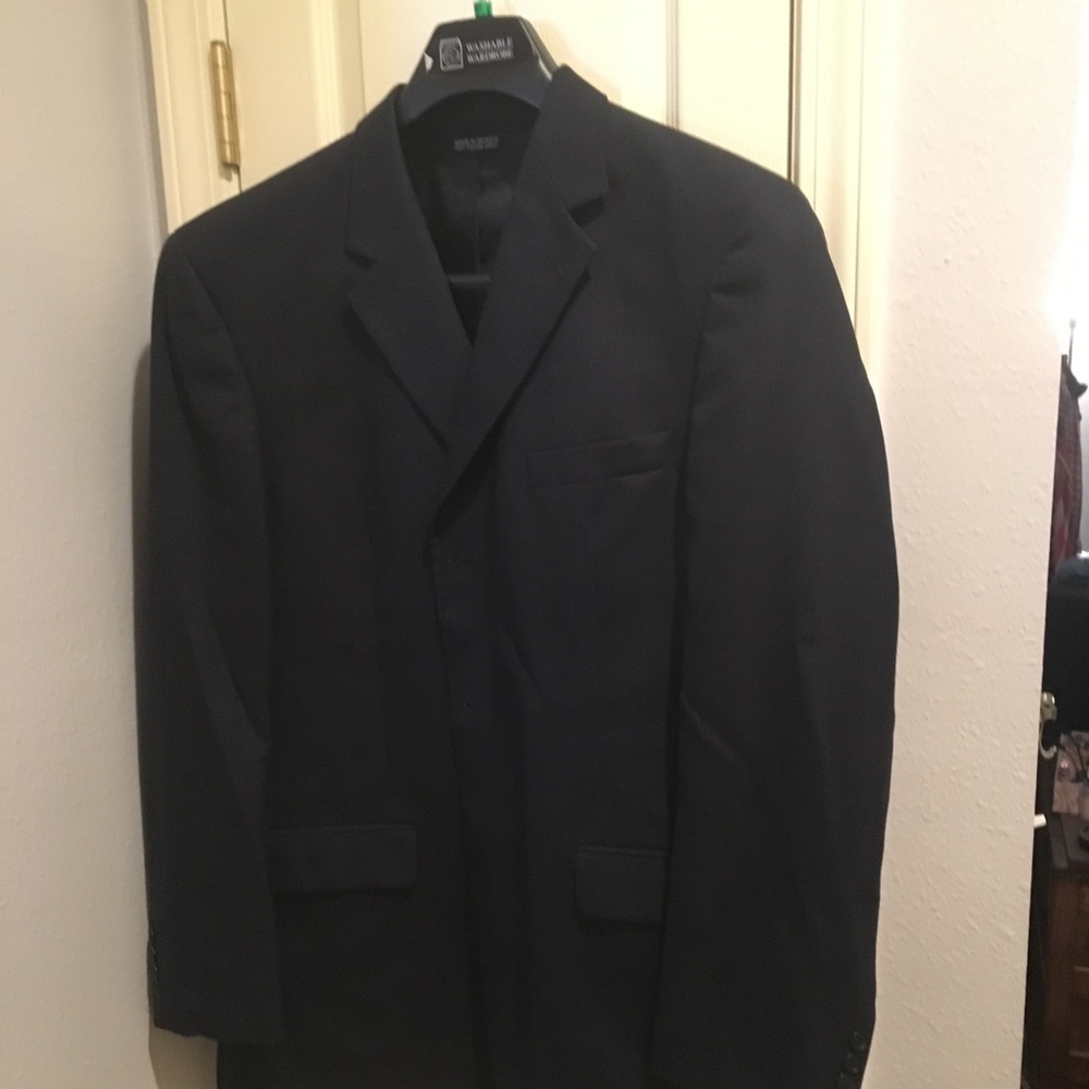 Navy suit - blazer and pants.